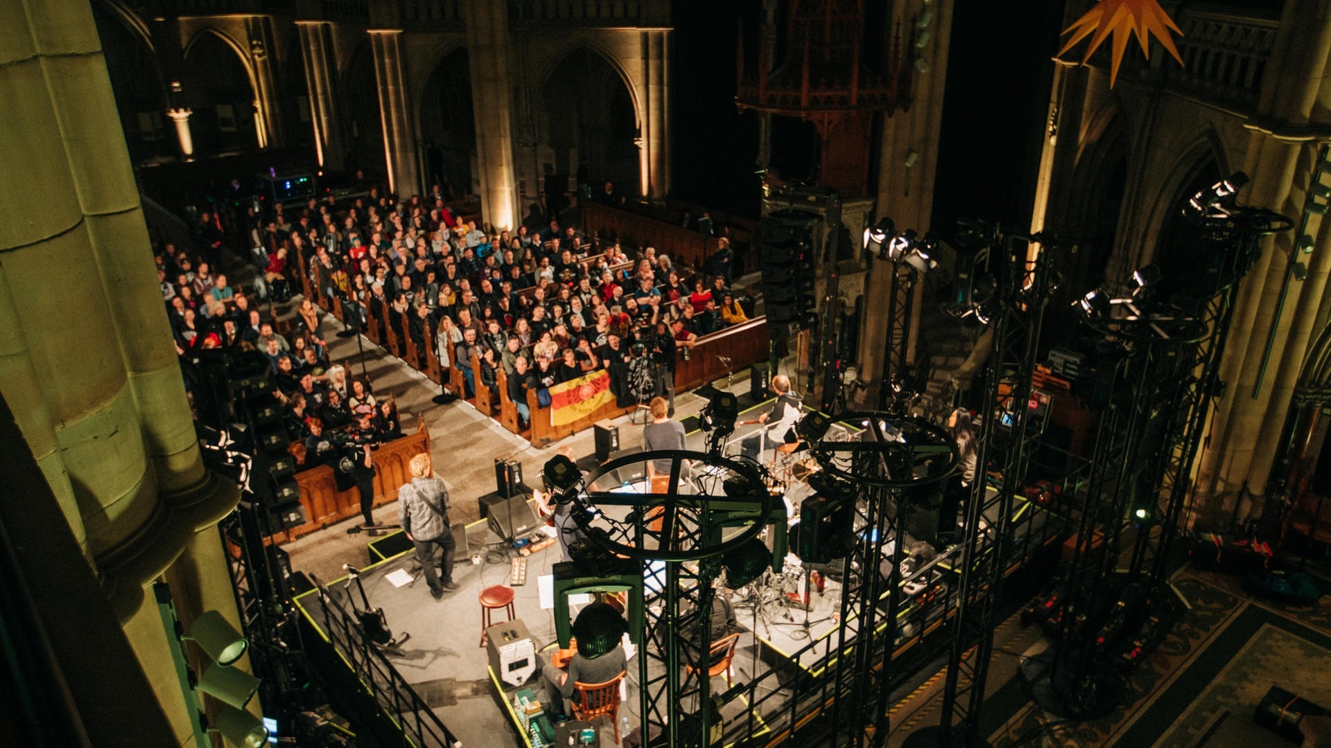 Foto: SWR3 Die Toten Hosen in der Gedächtniskirche in Speyer (Foto: SWR3)