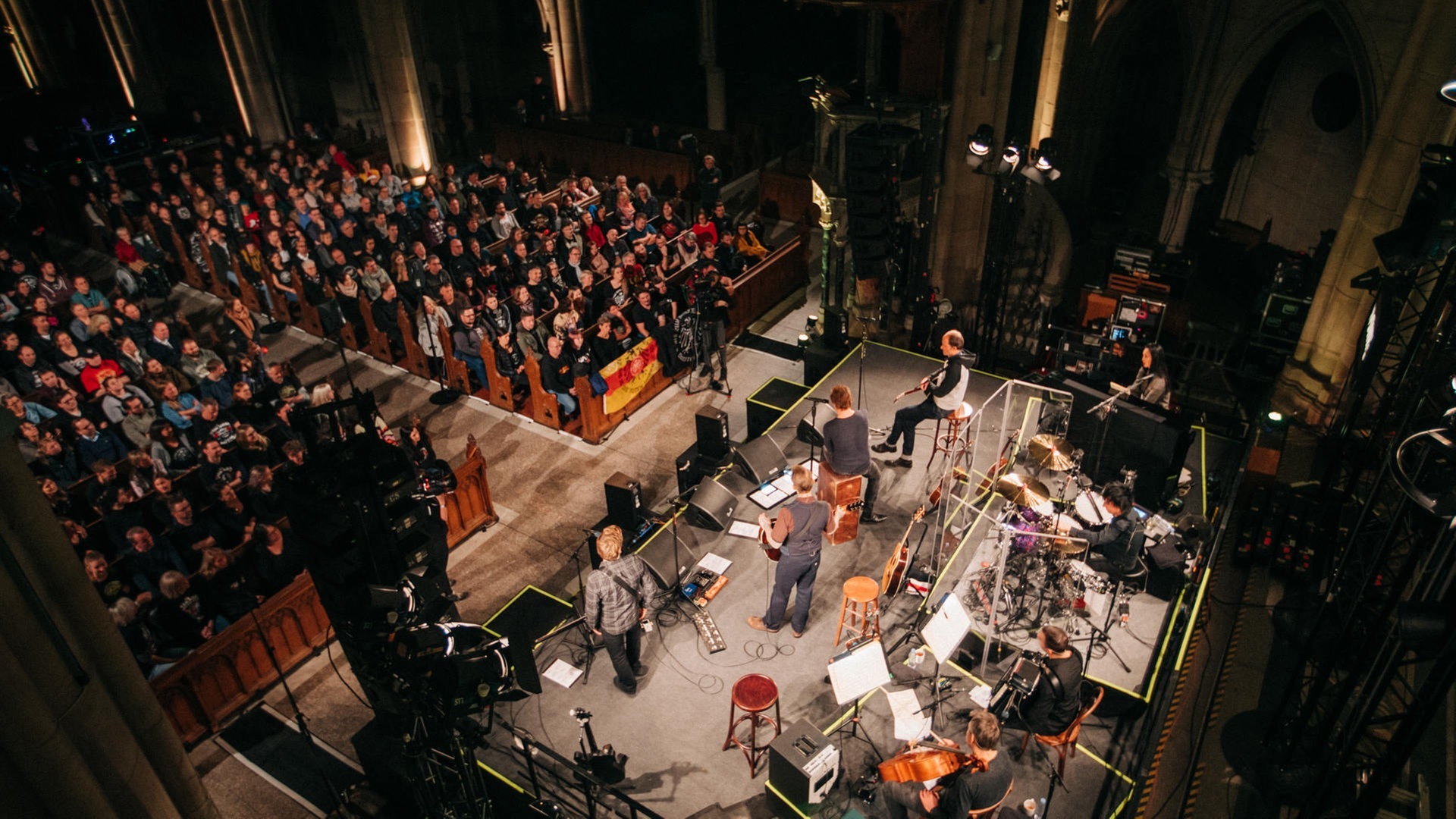 Foto: SWR3 Die Toten Hosen in der Gedächtniskirche in Speyer (Foto: SWR3)