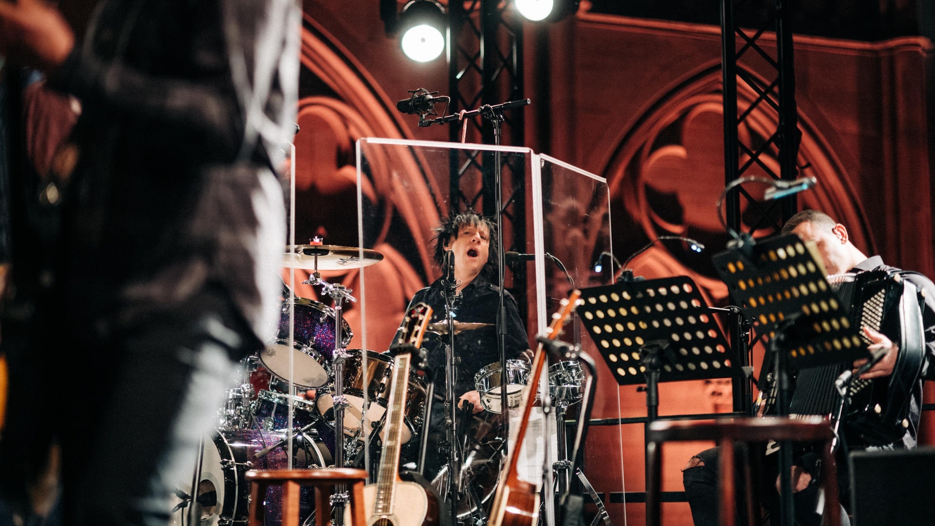 Foto: SWR3 Die Toten Hosen in der Gedächtniskirche in Speyer (Foto: SWR3)