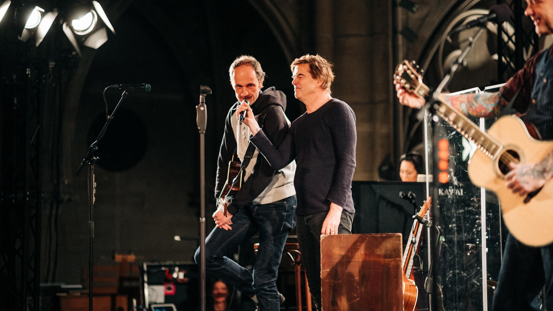 Foto: SWR3 Die Toten Hosen in der Gedächtniskirche in Speyer (Foto: SWR3)
