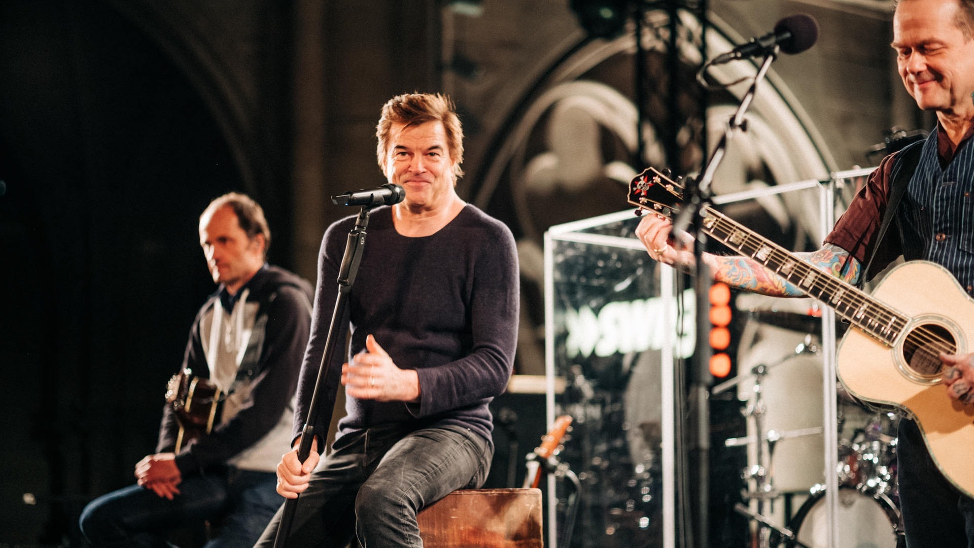 Foto: SWR3 Die Toten Hosen in der Gedächtniskirche in Speyer (Foto: SWR3)