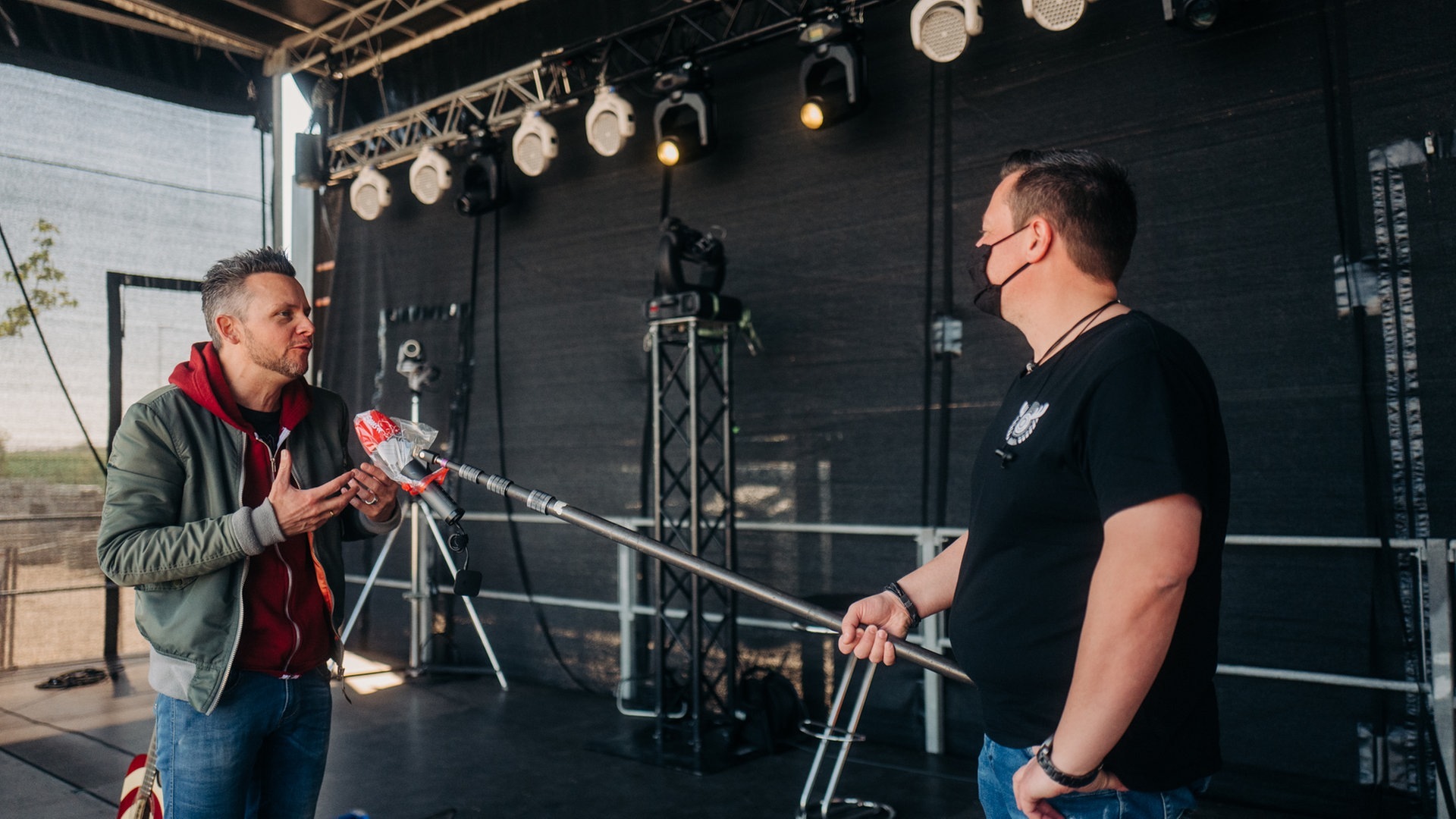 Foto: SWR3 Tobias Mann im Autokino Mainz (Foto: SWR3)