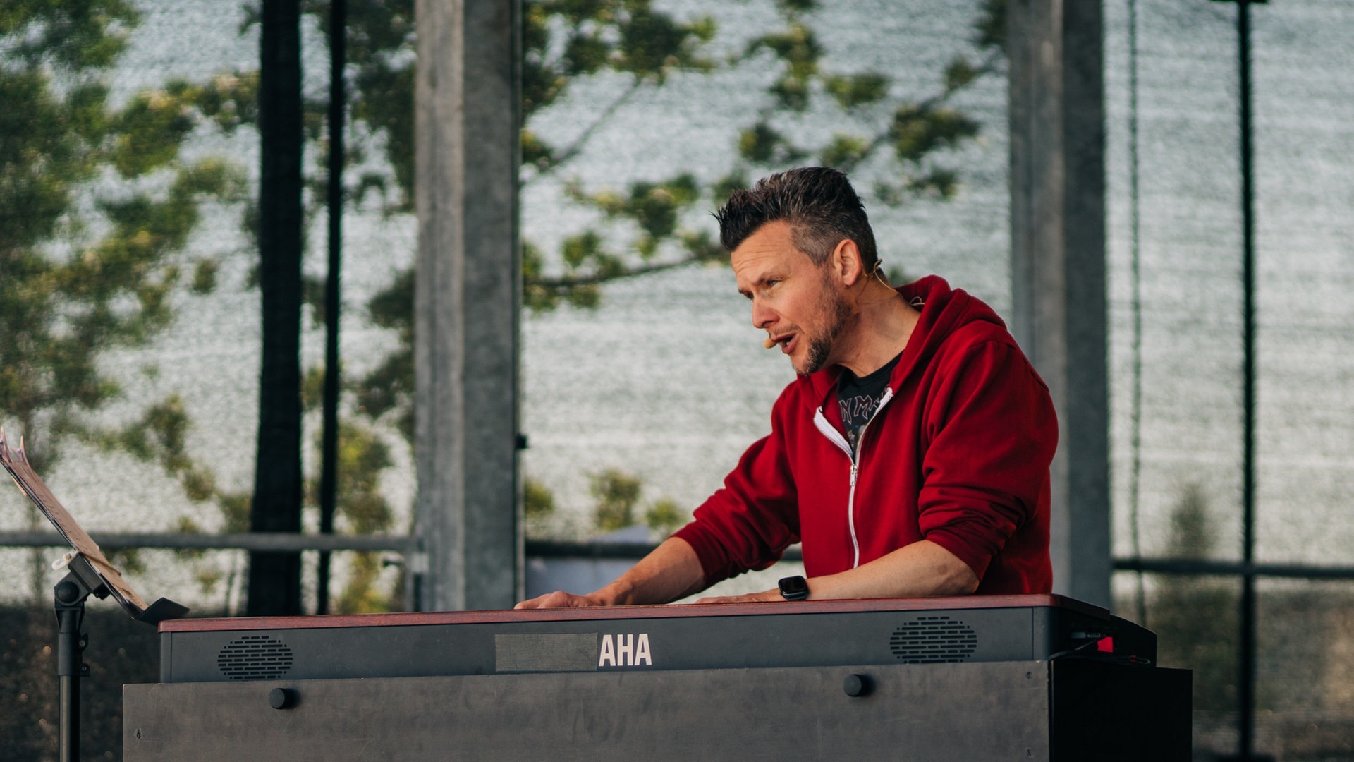 Foto: SWR3 Tobias Mann im Autokino Mainz (Foto: SWR3)