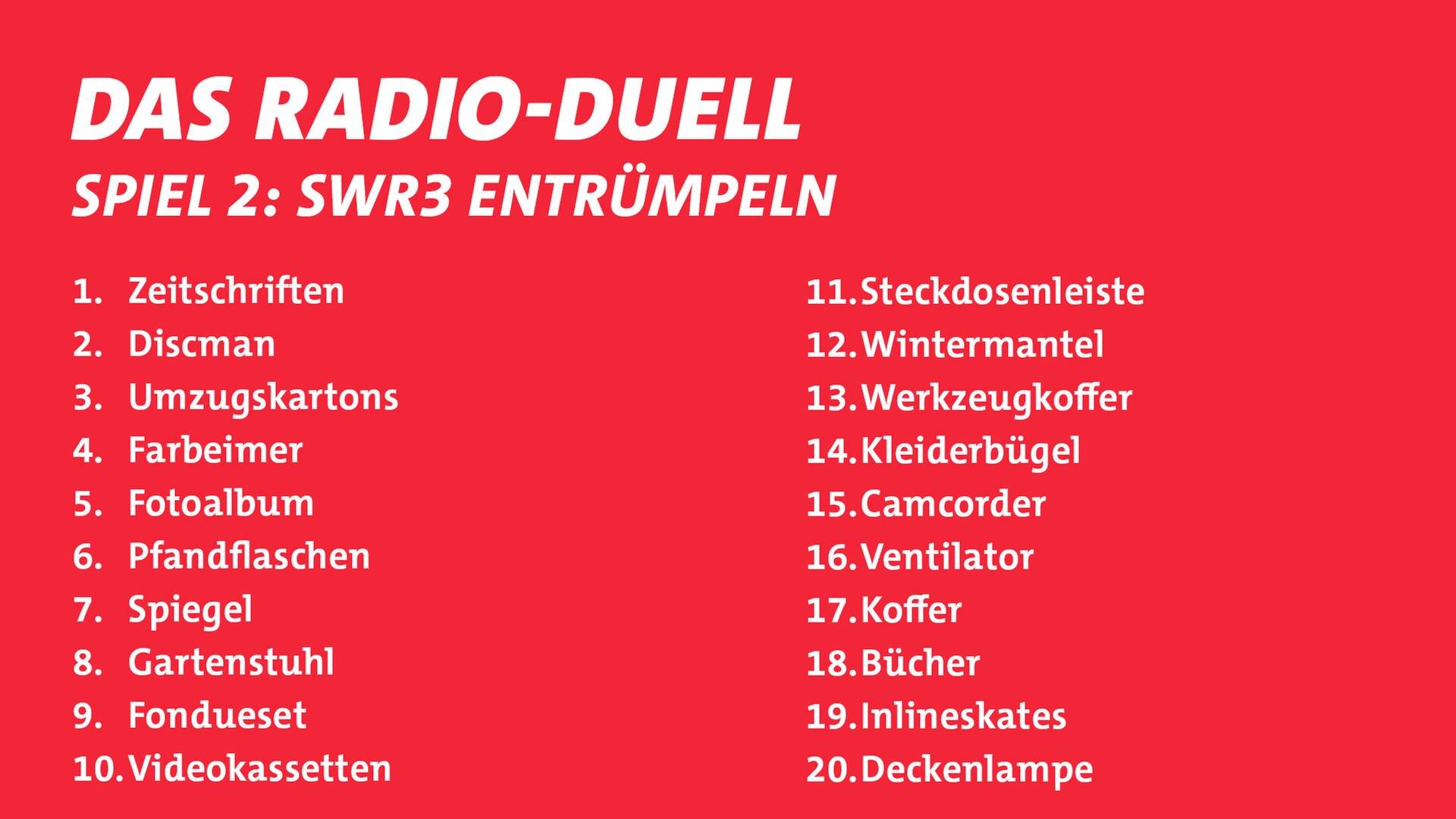 SWR3 Das Radio-Duell (Foto: SWR3)