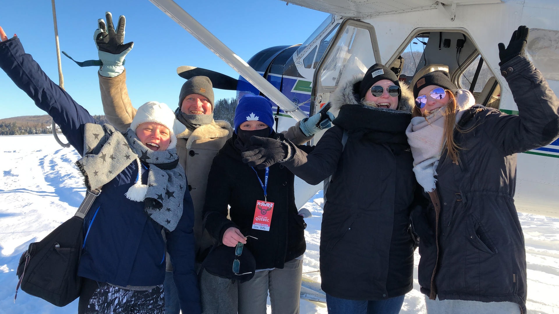Foto: SWR3 Reise-Gewinner in Kanada - SWR3 Elch und weg Québec (Foto: SWR3)