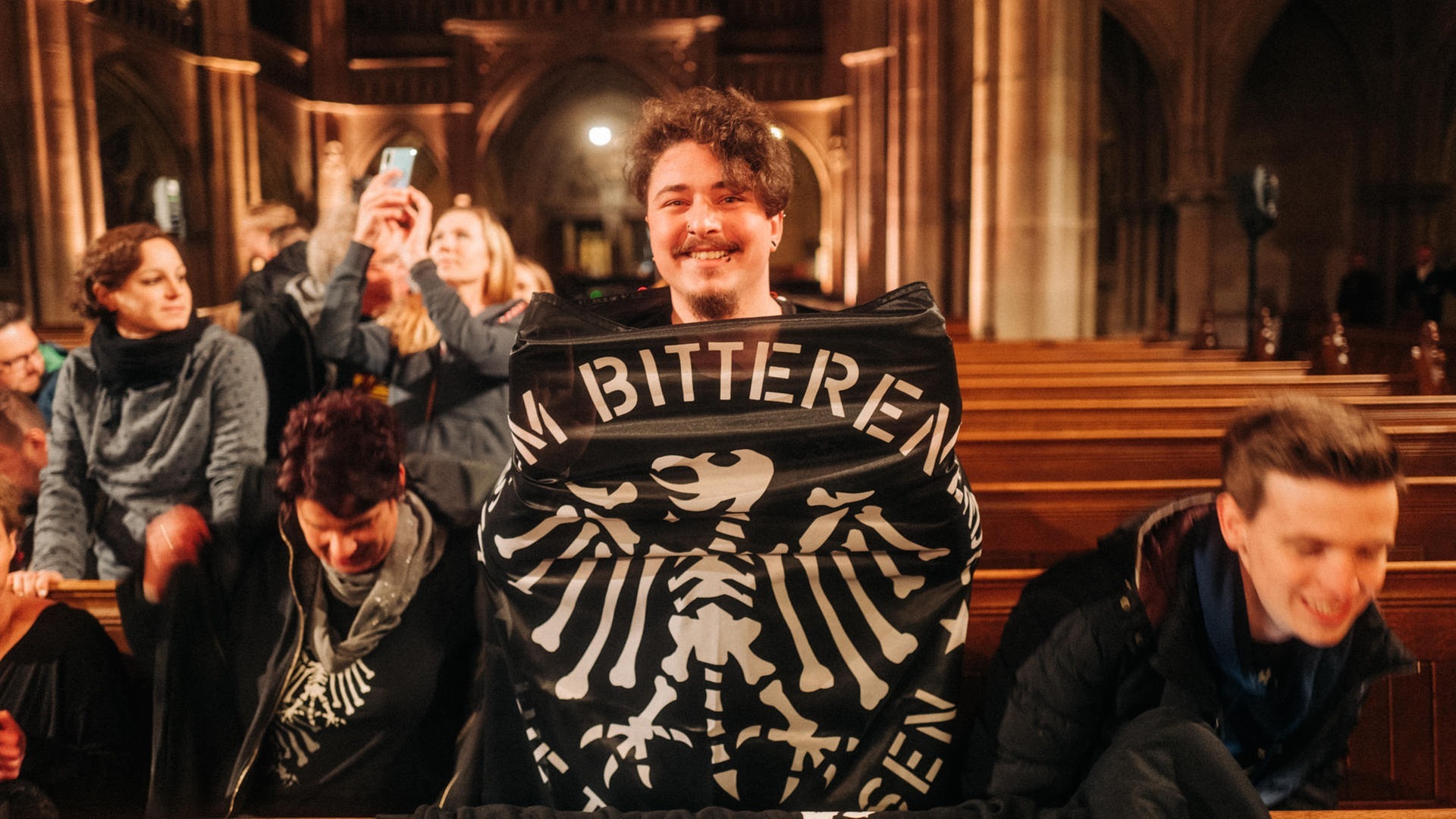 Foto: SWR3 Die Toten Hosen in der Gedächtniskirche in Speyer (Foto: SWR3)