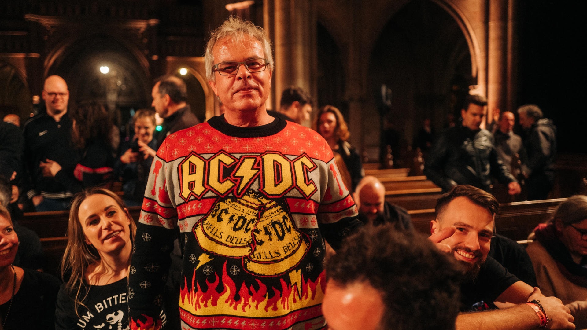 Foto: SWR3 Die Toten Hosen in der Gedächtniskirche in Speyer (Foto: SWR3)