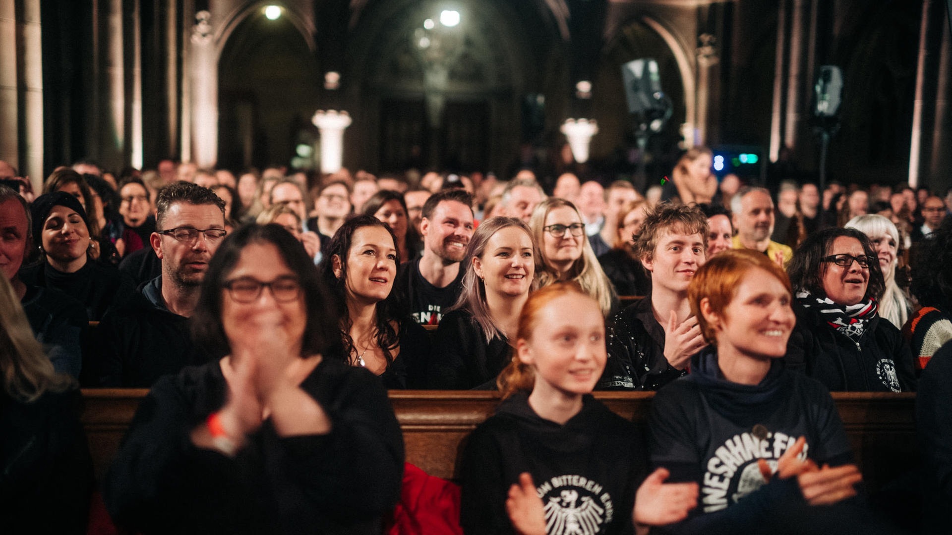Foto: SWR3 Die Toten Hosen in der Gedächtniskirche in Speyer (Foto: SWR3)