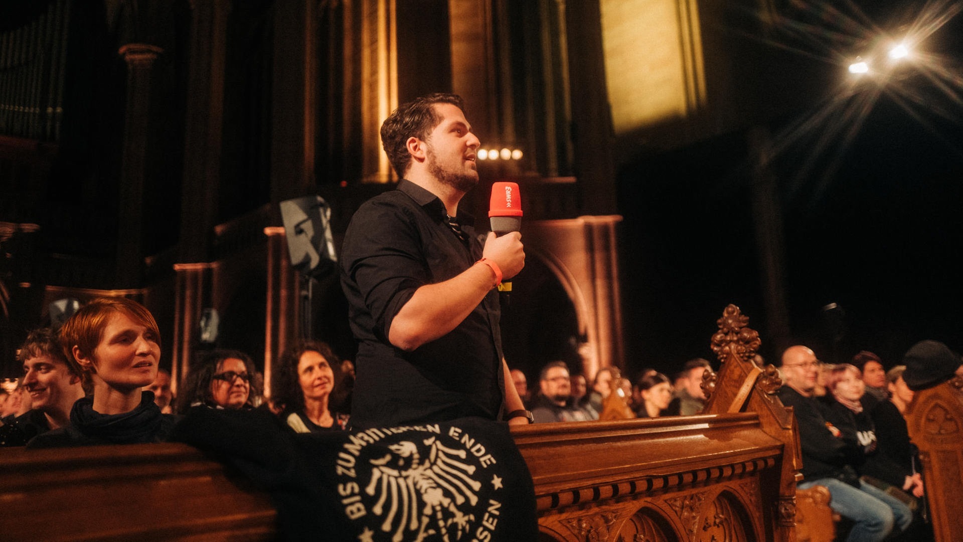 Foto: SWR3 Die Toten Hosen in der Gedächtniskirche in Speyer (Foto: SWR3)