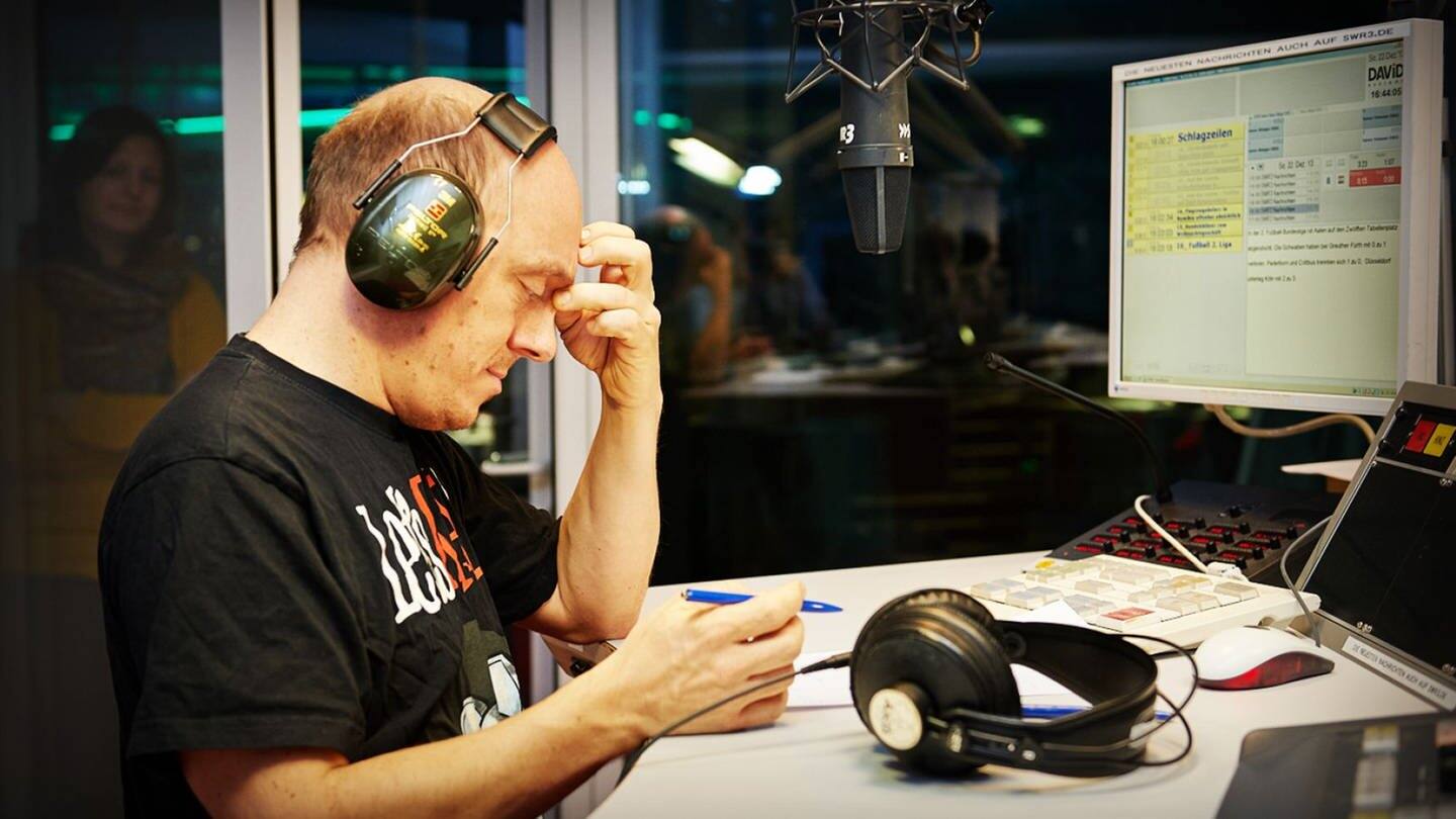 Hoecker beim Radio-Duell 2013 (Foto: SWR3)