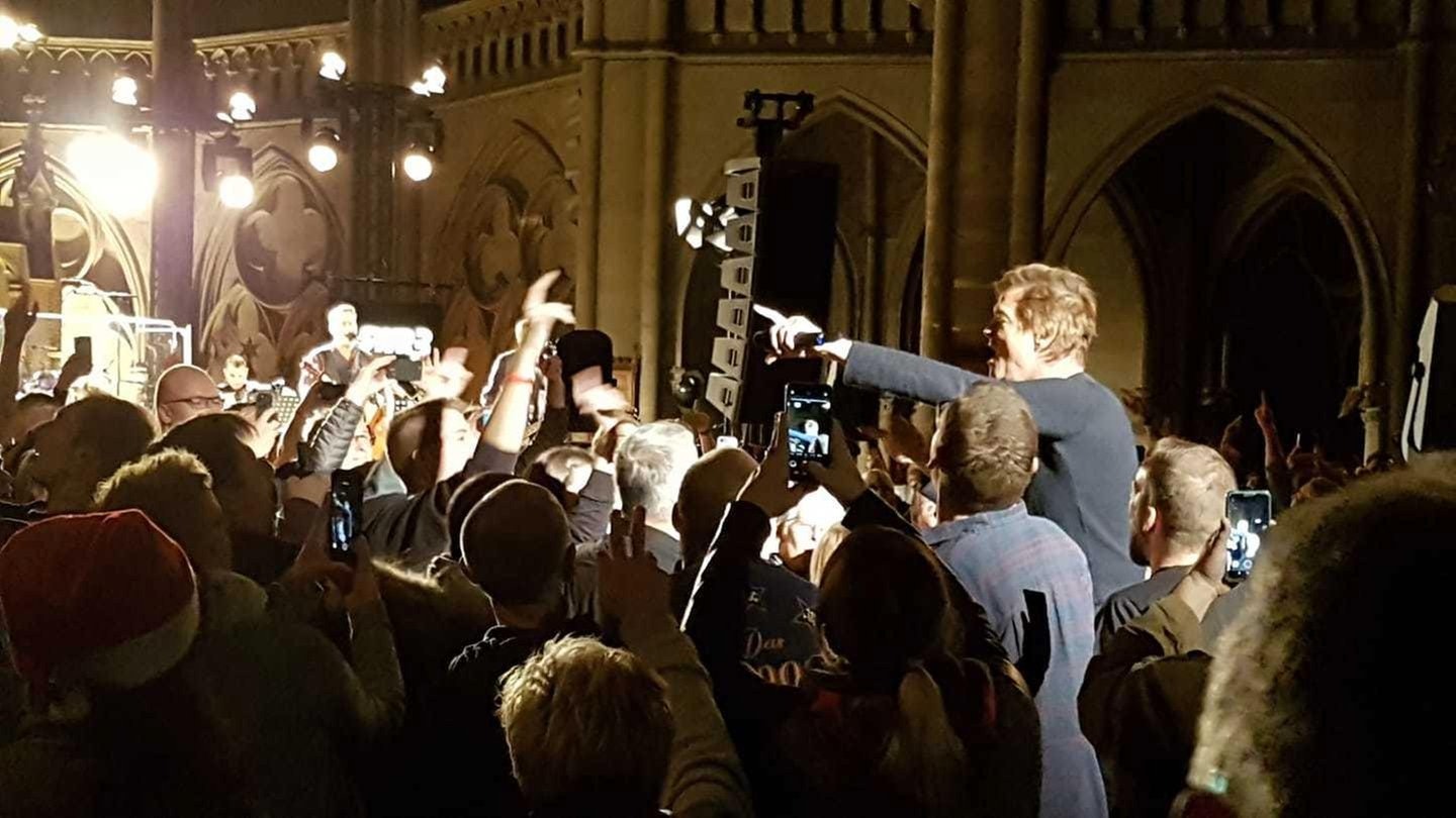 Foto: SWR3 Campino von den Toten Hosen im Publikum beim Konzert in Speyer (Foto: SWR3)