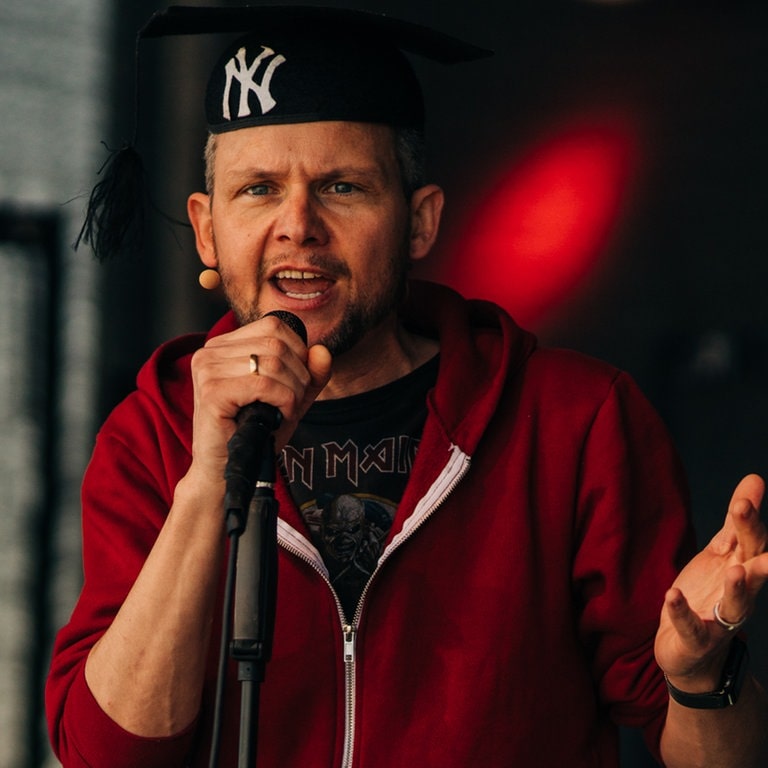 Tobias Mann im Autokino Mainz (Foto: SWR3)