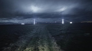 Große-Belt-Brücke zwischen Ost- und Westdänemark (Foto: SWR3) Große-Belt-Brücke zwischen Ost- und Westdänemark
