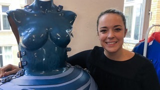 Im Atelier von Marina Hoermanseder (Foto: SWR3) Im Atelier von Marina Hoermanseder