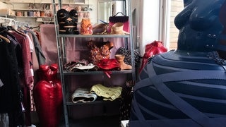 Im Atelier von Marina Hoermanseder (Foto: SWR3) Im Atelier von Marina Hoermanseder