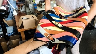 Im Atelier von Marina Hoermanseder (Foto: SWR3) Im Atelier von Marina Hoermanseder