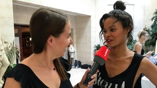Backstage vor der Fashionweek Show von Anja Gockel (Foto: SWR3) Backstage vor der Fashionweek Show von Anja Gockel