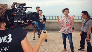 Behind the scenes: SWR3 Elch und weg – Hongkong und Taiwan (Foto: SWR3) Behind the scenes: SWR3 Elch und weg – Hongkong und Taiwan