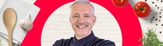 Koch Alexander Herrmann hocht Mini-Menüs