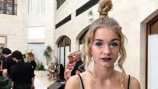 Backstage vor der Fashionweek Show von Anja Gockel (Foto: SWR3) Backstage vor der Fashionweek Show von Anja Gockel