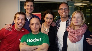 Das Team hinterm Radio-Duell. (Foto: SWR3) Das Team hinterm Radio-Duell.
