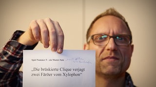 Das wäre die perfekte Lösung unter Verwendung aller 47 angegebenen Buchstaben. (Foto: SWR3) Das wäre die perfekte Lösung unter Verwendung aller 47 angegebenen Buchstaben.
