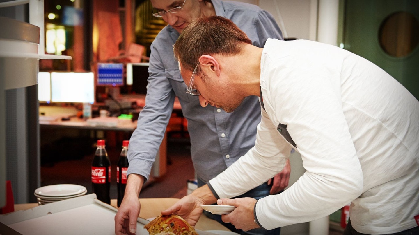 Hoecker beim Radio-Duell 2013 (Foto: SWR3)