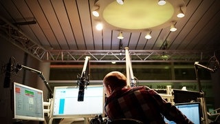 Radio-Duell 2013 mit Bernhard Hoecker (Foto: SWR3) Radio-Duell 2013 mit Bernhard Hoecker