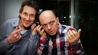 Radio-Duell 2013 mit Bernhard Hoecker (Foto: SWR3) Radio-Duell 2013 mit Bernhard Hoecker