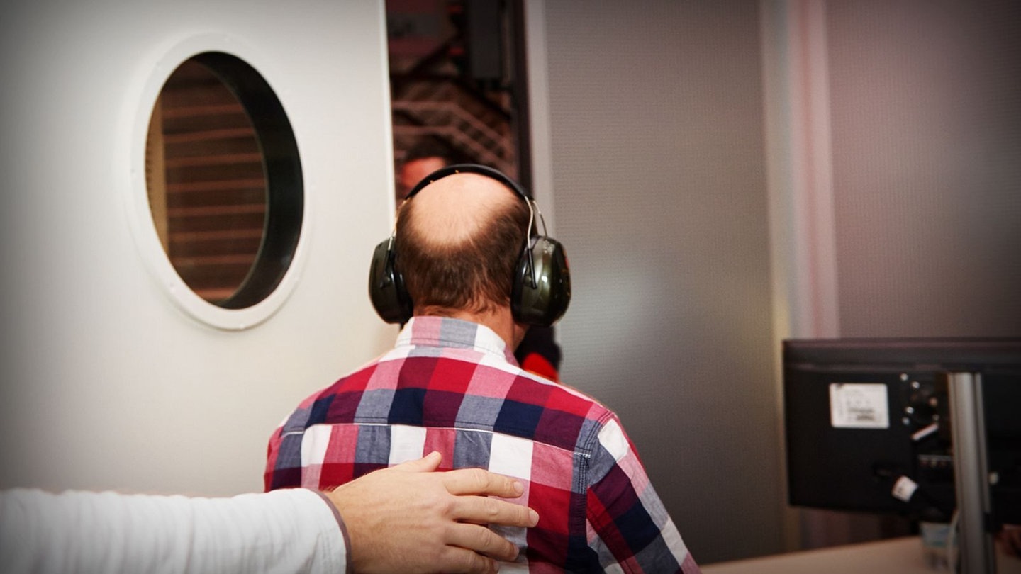 Hoecker beim Radio-Duell 2013 (Foto: SWR3)