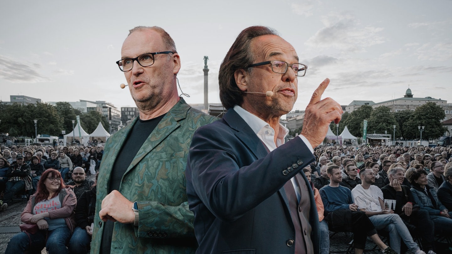 Andreas Müller und Christoph Sonntag bei der SWR3 Comedy Show