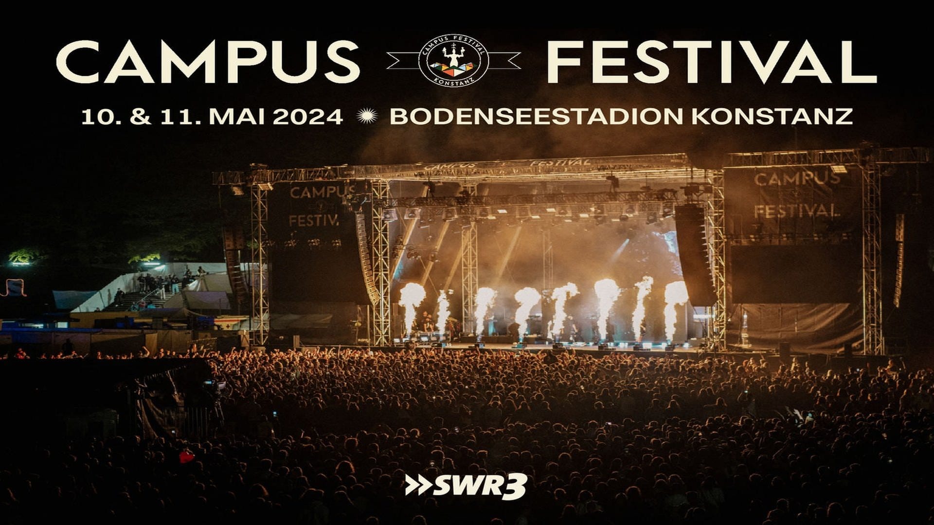 Campus Festival 2024 Bühne (Foto: Campus Festival Konstanz gGmbH)