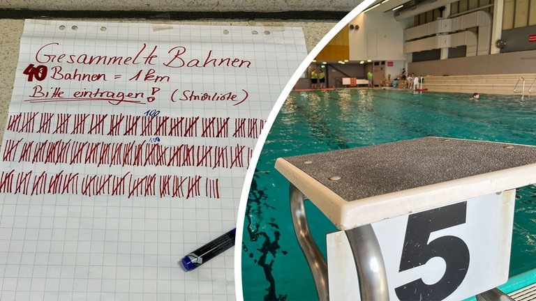 Benefiz-Schwimmen bei der 72-Stunden-Aktion in Gensingen (Foto: SWR3, Jakob Reifenberger)