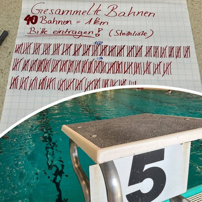 Benefiz-Schwimmen bei der 72-Stunden-Aktion in Gensingen (Foto: SWR3, Jakob Reifenberger)