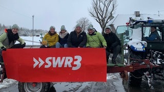 in Schwarzenbach liegt während der 72-Stunden-Aktion viel Schnee (Foto: SWR3, 72-Stunden-Gruppe aus Schwarzenbach) in Schwarzenbach liegt während der 72-Stunden-Aktion viel Schnee