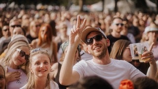 Besucher beim Pinot and Rock Festival. (Foto: SWR3, Ronny Zimmermann) Besucher beim Pinot and Rock Festival.