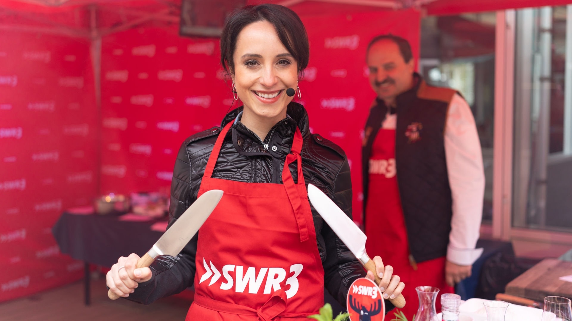 Foto: SWR3 SWR3 Grillparty 2019: Schauspielerin Stephanie Stumph und Johann Lafer (Foto: SWR3)