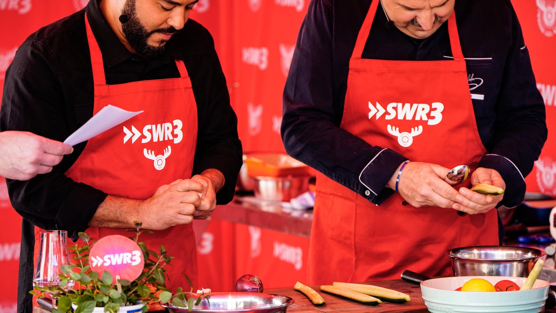 Foto: SWR3 SWR3 Grillparty 2018 mit Johann Lafer und Adel Tawil (Foto: SWR3)