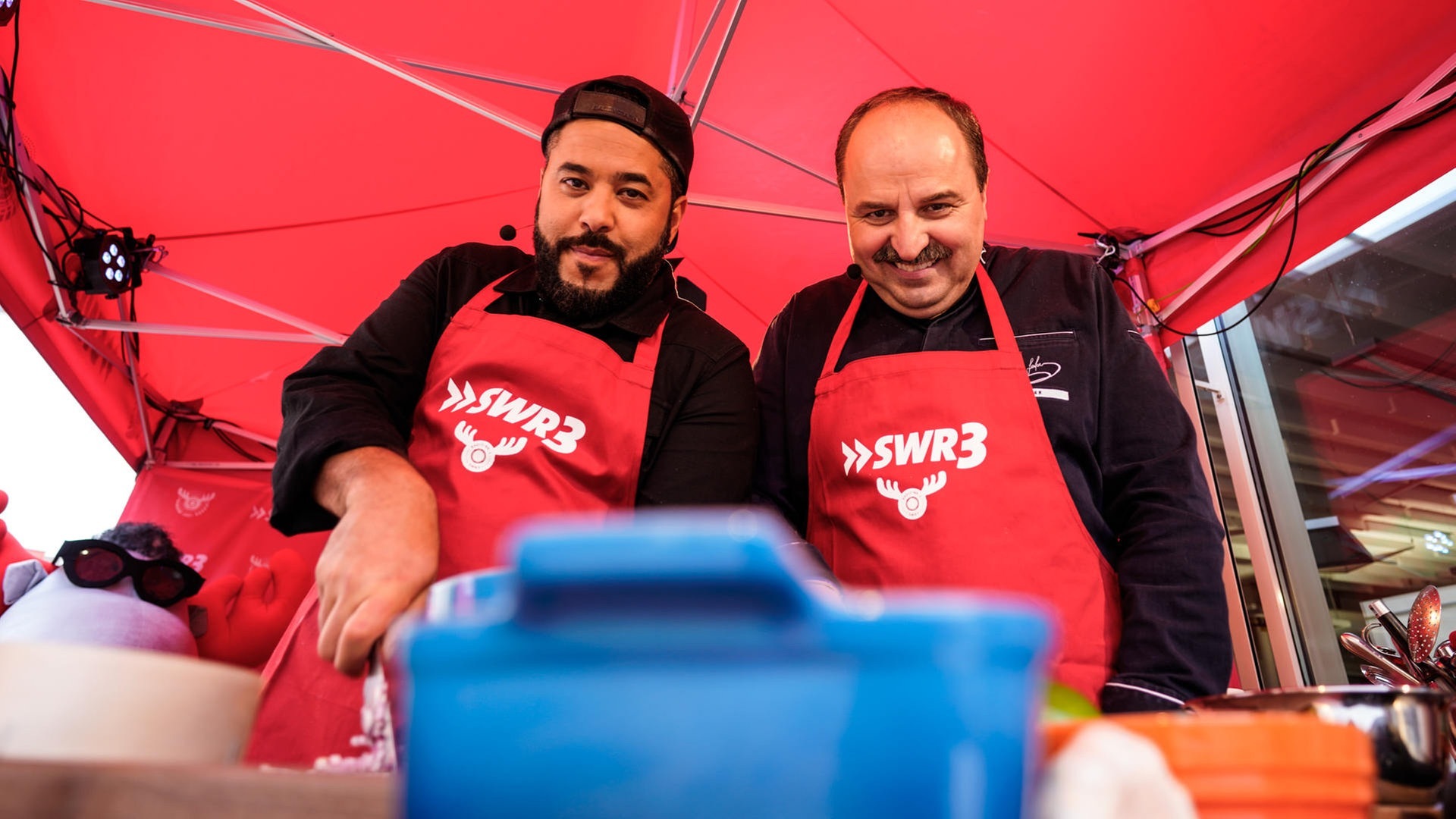 Foto: SWR3 SWR3 Grillparty 2018 mit Johann Lafer und Adel Tawil (Foto: SWR3)