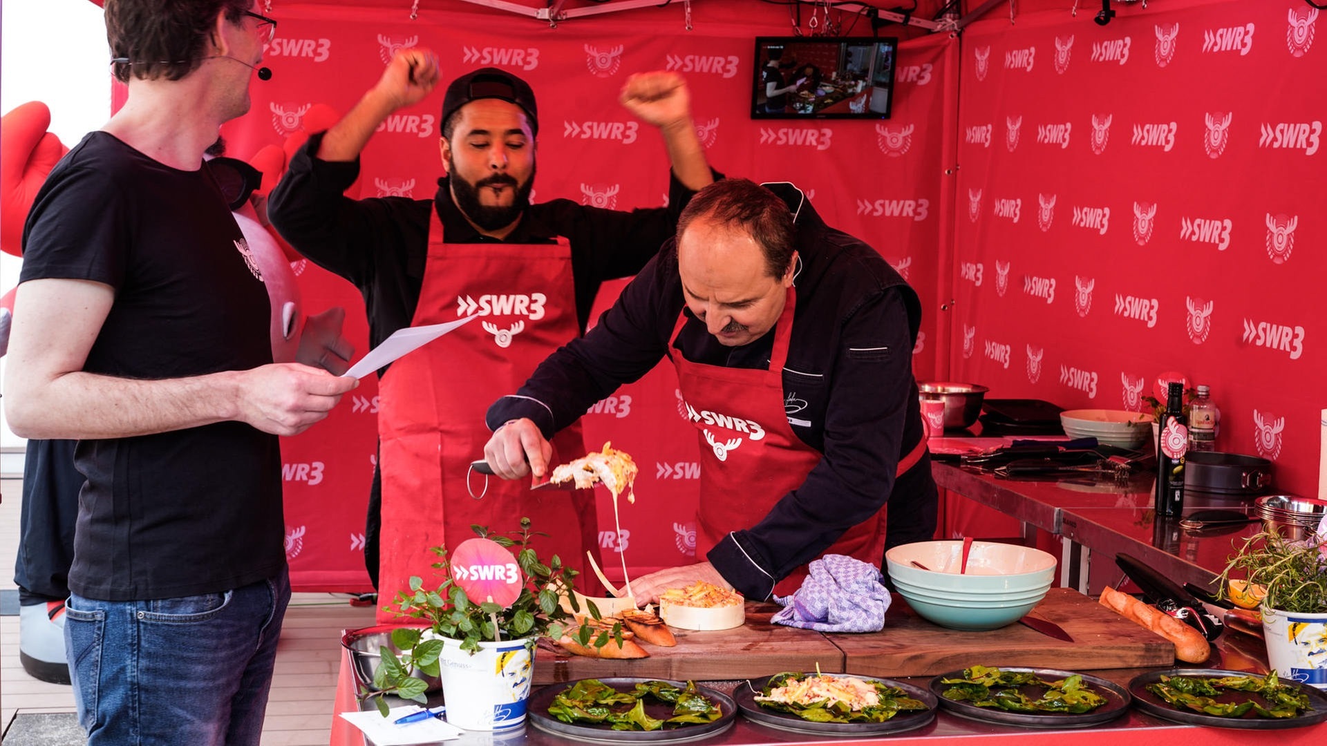 Foto: SWR3 SWR3 Grillparty 2018 mit Johann Lafer und Adel Tawil (Foto: SWR3)