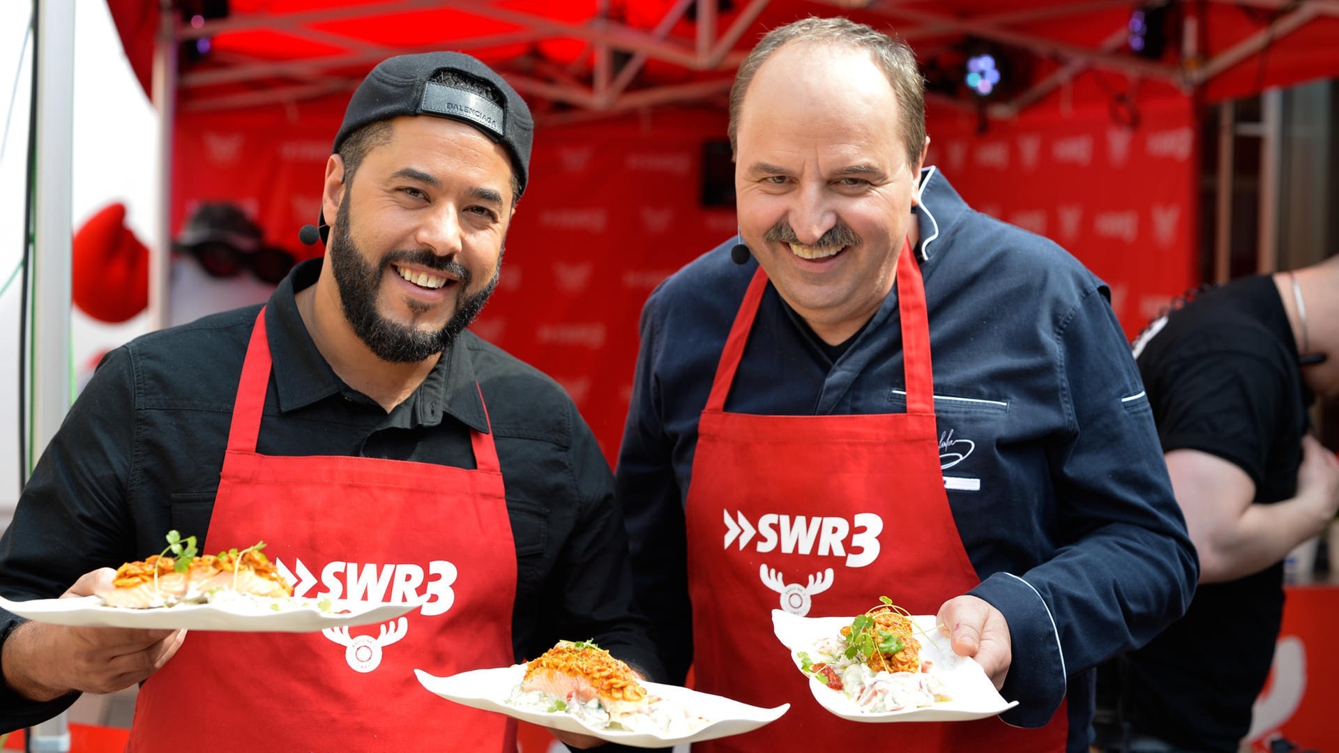 Foto: SWR3 SWR3 Grillparty 2018 mit Johann Lafer und Adel Tawil (Foto: SWR3)