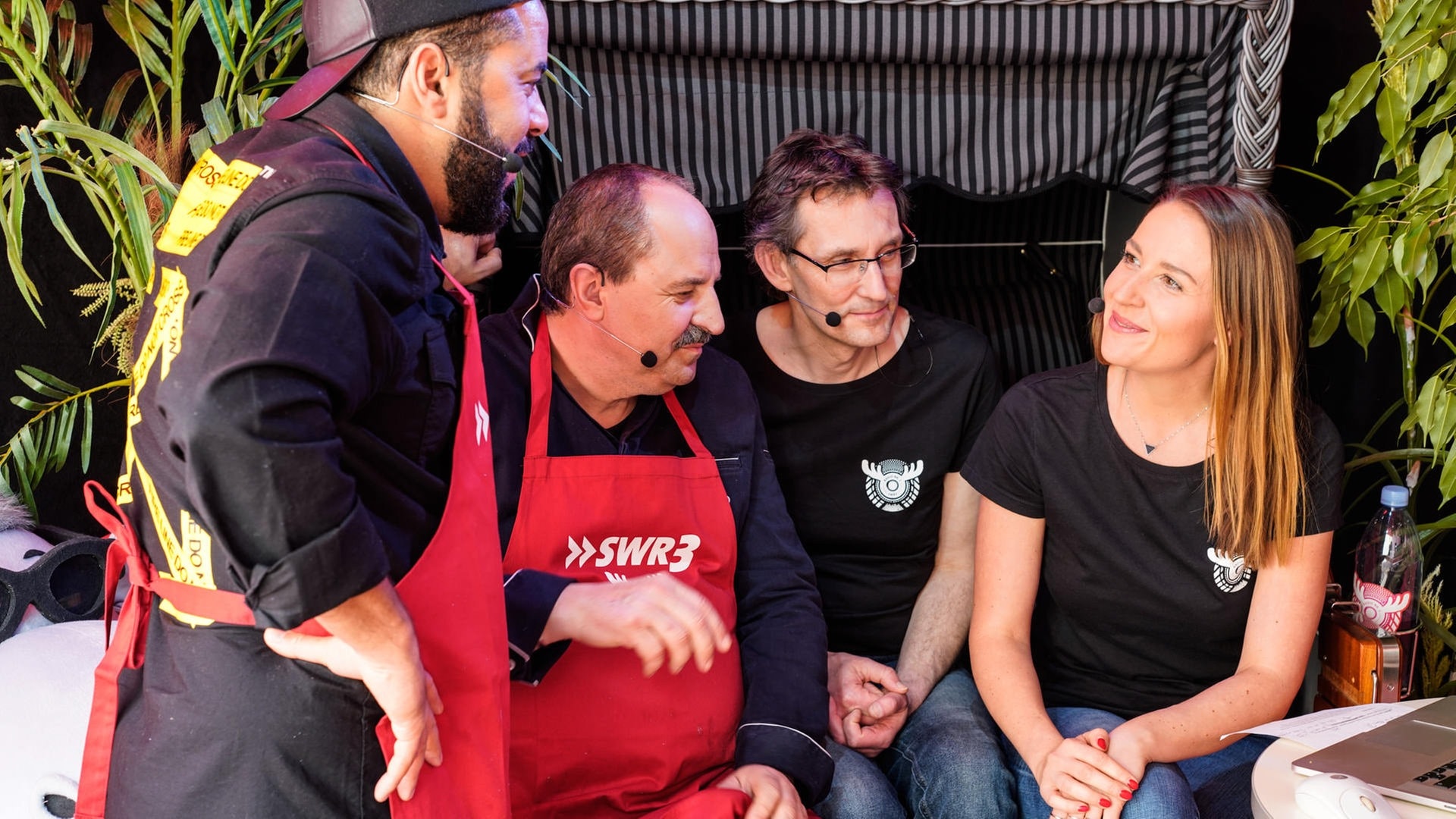 Foto: SWR3 SWR3 Grillparty mit Johann Lafer und Adel Tawil (Foto: SWR3)