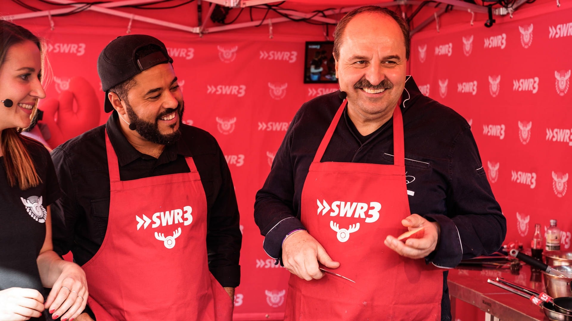 Foto: SWR3 SWR3 Grillparty mit Johann Lafer und Adel Tawil (Foto: SWR3)