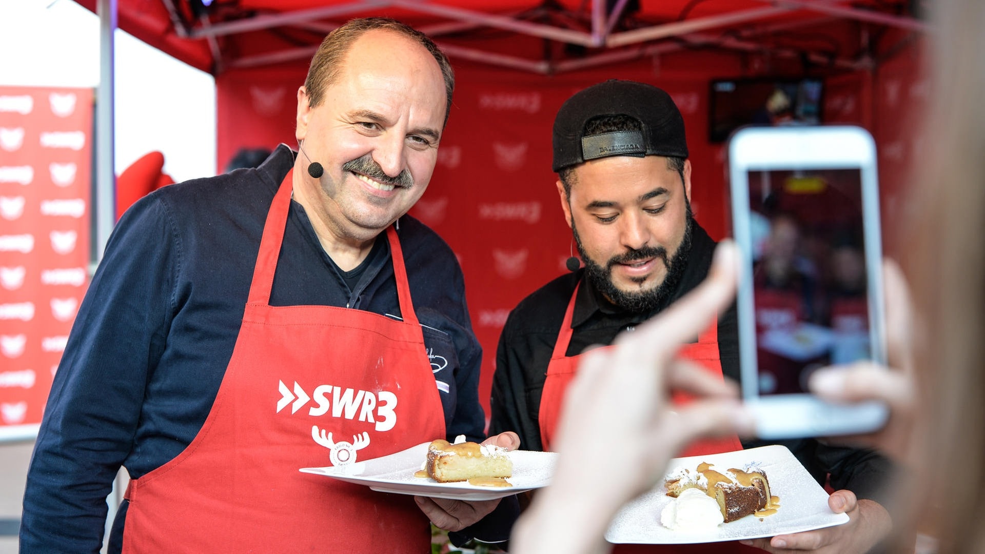 Foto: SWR3 SWR3 Grillparty mit Johann Lafer und Adel Tawil (Foto: SWR3)