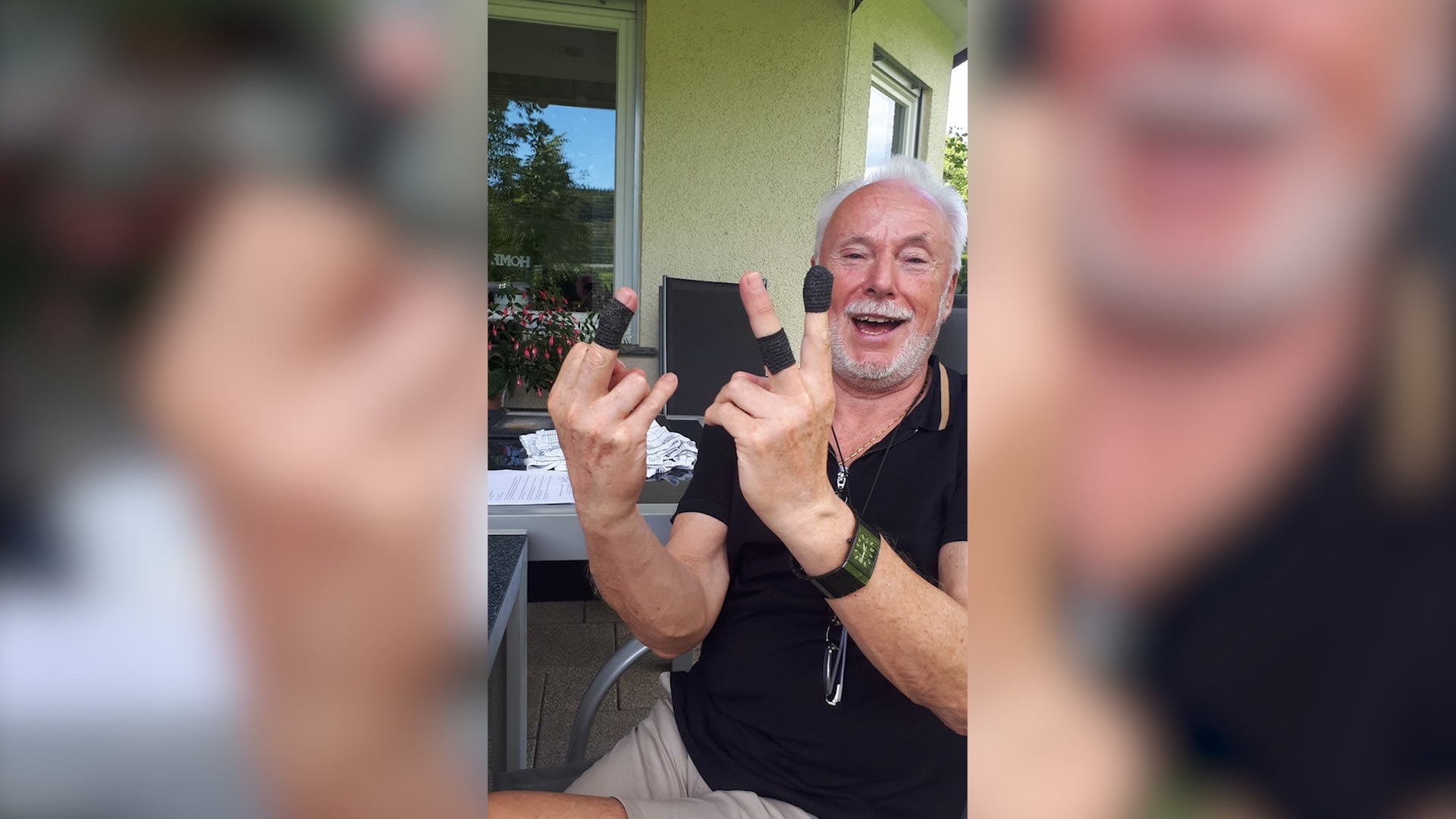 Foto: SWR, Bianca Memmler Hoppla! Bei diesem SWR3-Hörer waren die Messer wohl etwas zu scharf... (Foto: SWR, Bianca Memmler)