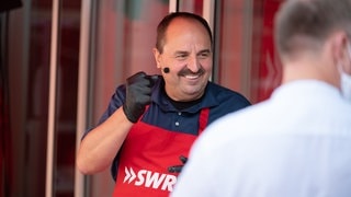 Die Stimmung ist gut beim großen SWR3 Grillen!