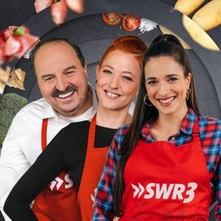 Collage mit Koch Johann Lafer, Köchin Meta Hiltebrand und TV-Star Sally Oezcan