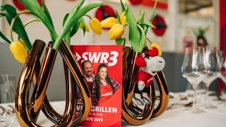 Johann und Sally beim großen SWR3 Grillen. (Foto: SWR, Niko Neithardt) Johann und Sally beim großen SWR3 Grillen.