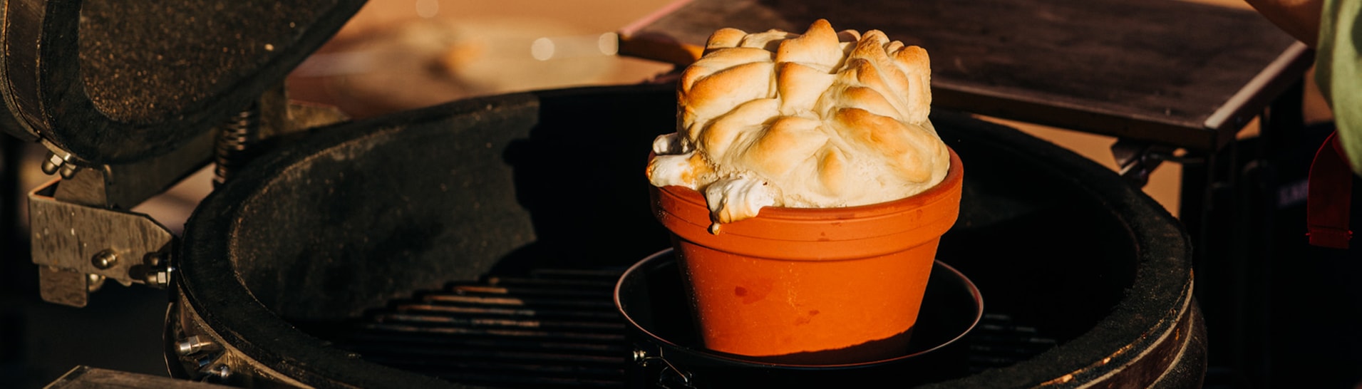 Dessert: Marshmallow-Erdnuss-Cheesecake im Topf gegrillt (Foto: SWR, SWR3 / DNA Collective Niko Neithardt)