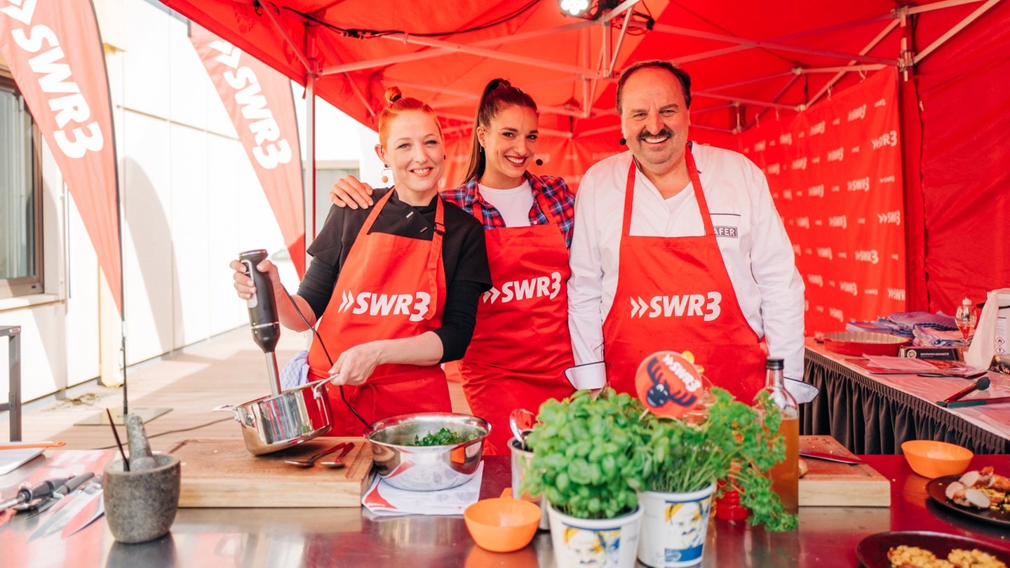 Das große SWR3 Grillen mit Meta Hiltebrand, Johann Lafer und Sally